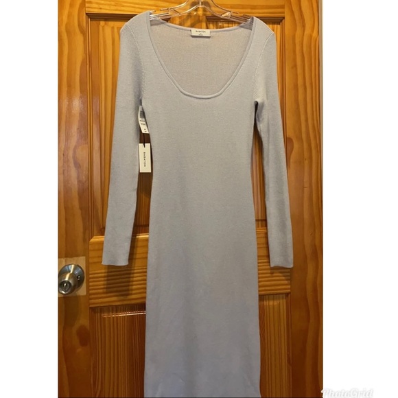 Aritzia Babaton Blue Neighbour Dress - Picture 4 of 6
